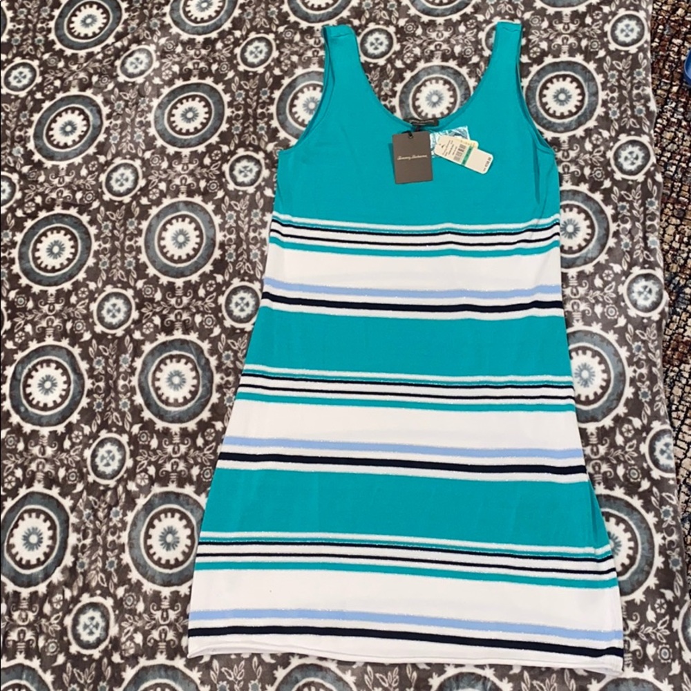 Tommy Bahama Everson Tank Dress in Teal